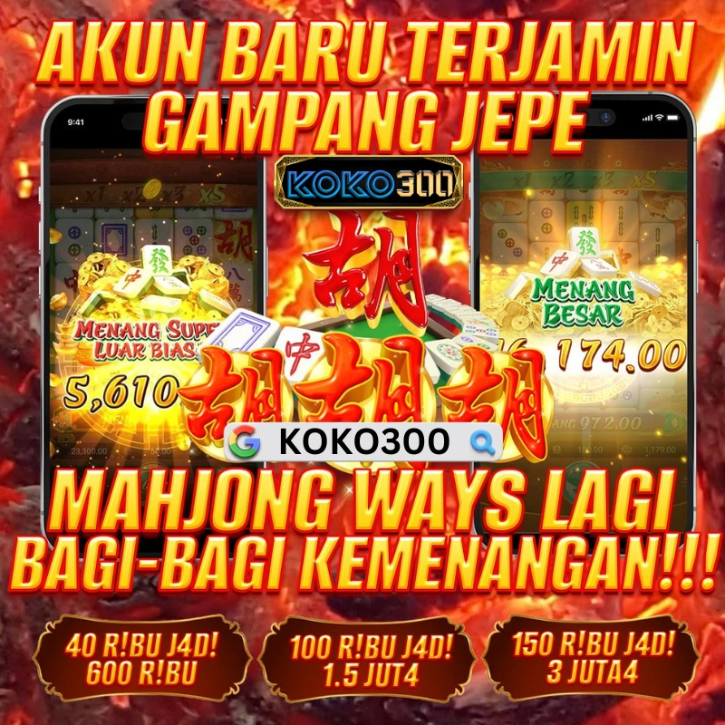 KOKO300: Main Mahjong Ways Nikmati Keseruan Gampang JP Khusus Pendatang Baru